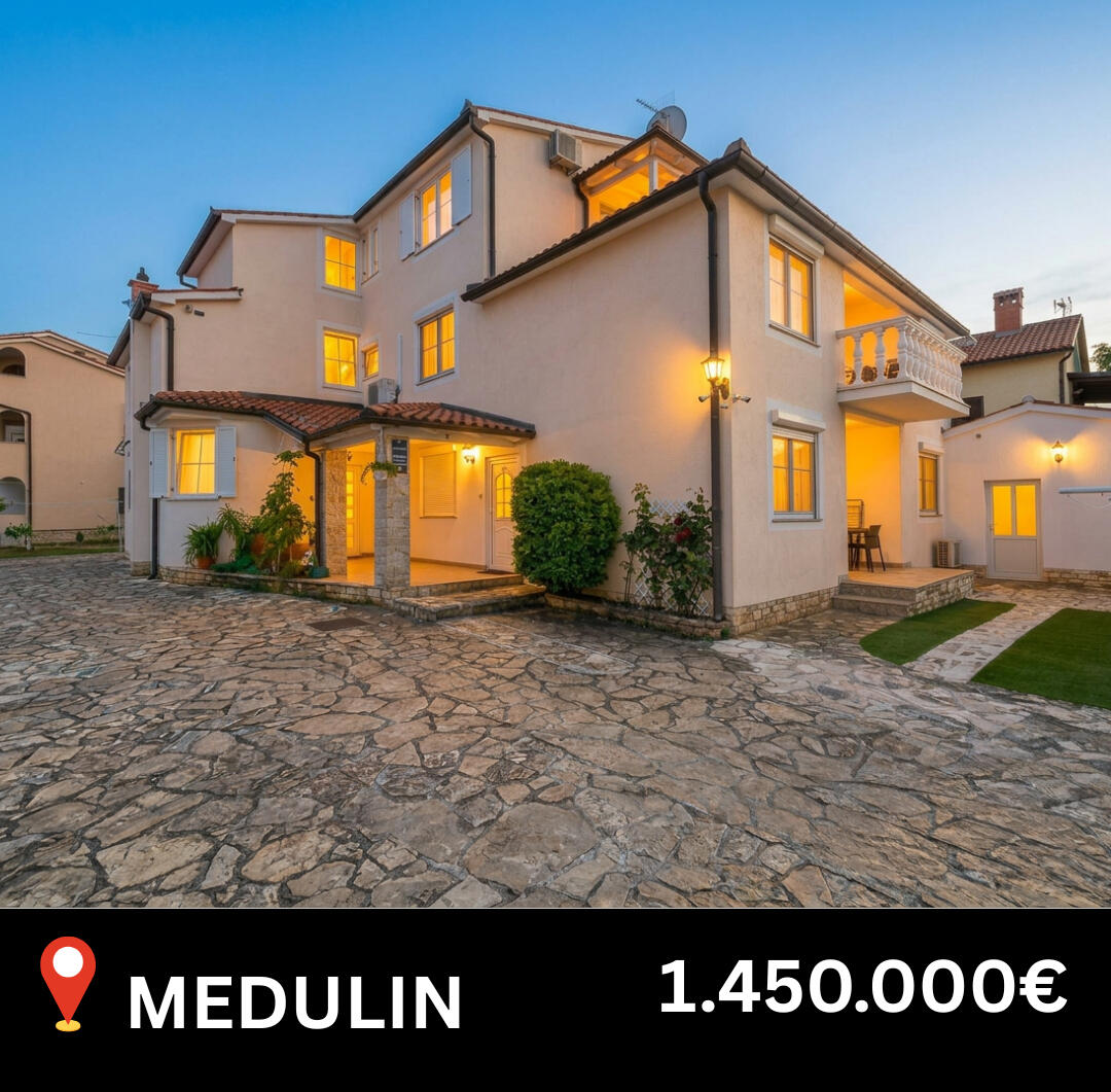 Haus in Medulin | Immobilien Istrien Haus mit 10 Wohnungen in Medulin, Istrien - Aparthotel